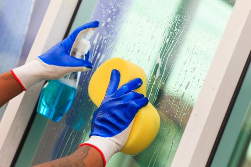 Checklist and cleaning supplies for West Kensington tenancy cleaning